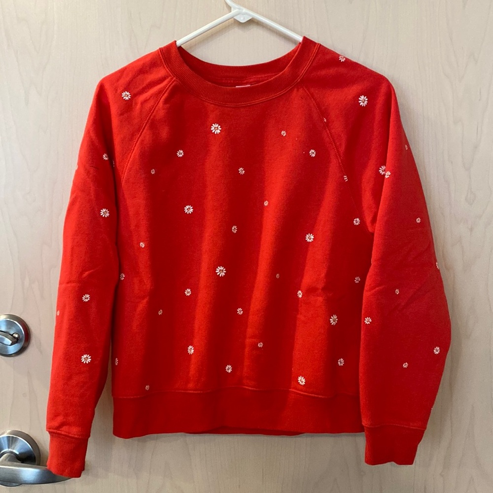 Old navy floral sweatshirt